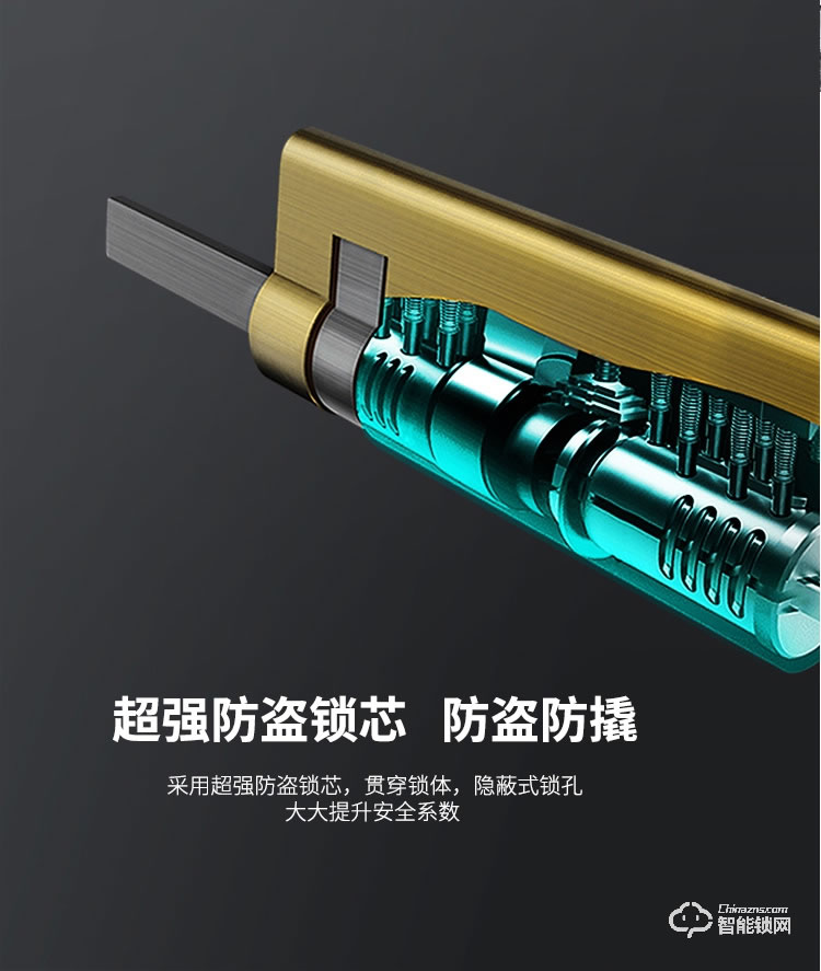 TCL智能锁 K1S防盗门智能门锁密码锁